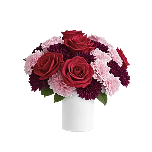 Crimson Blossom Harmony