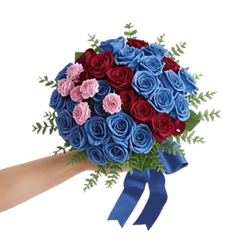 Elegant Blue Roses