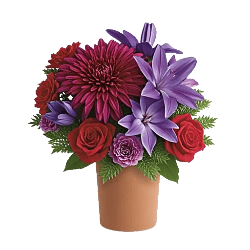 Crimson Blossom Harmony