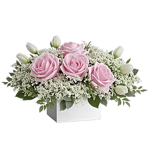 Blush Romantic Centerpiece