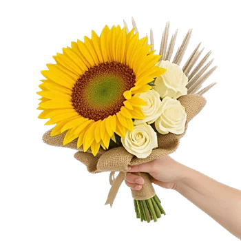 Golden Sunflower Bouquet