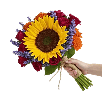 Golden Sunflower Bouquet