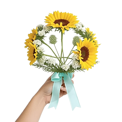 Golden Sunflower Bouquet