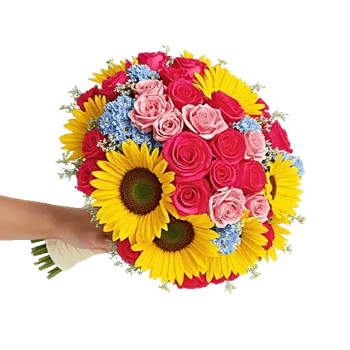 Golden Sunflower Bouquet