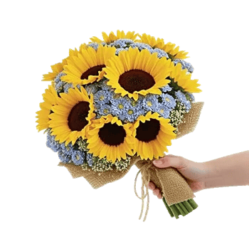 Golden Sunflower Bouquet