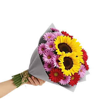 Golden Sunflower Bouquet