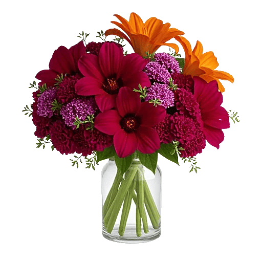 Crimson Blossom Harmony