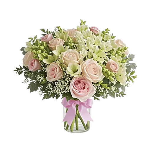 Blush Romantic Centerpiece