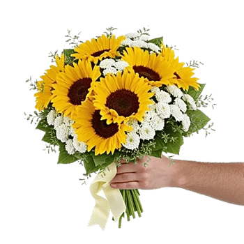 Golden Sunflower Bouquet