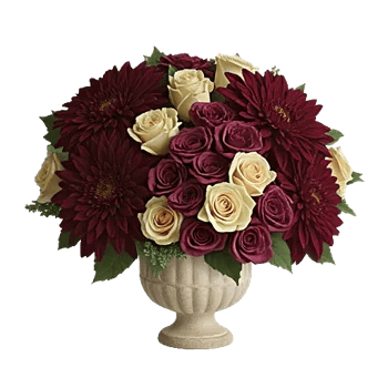 Crimson Blossom Harmony