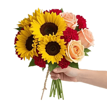 Golden Sunflower Bouquet