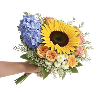 Golden Sunflower Bouquet