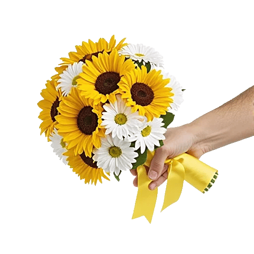 Golden Sunflower Bouquet