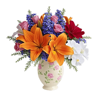 Graceful Lily Display