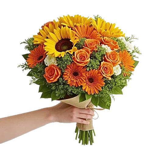 Golden Sunflower Bouquet