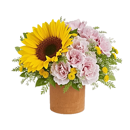 Amber Sunflower Glow