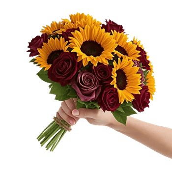 Amber Sunflower Glow