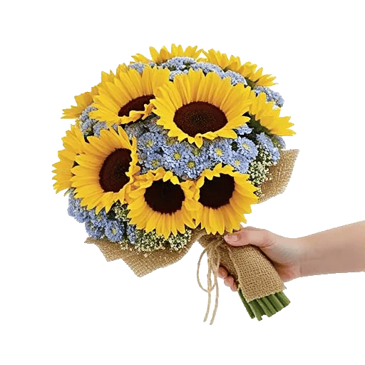 Golden Sunflower Bouquet