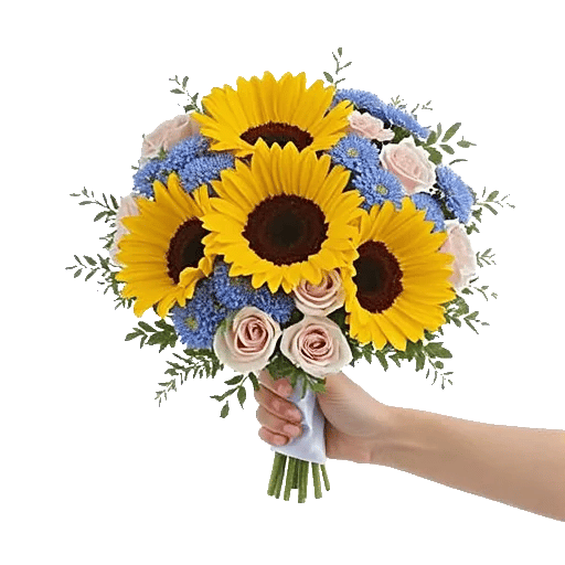 Golden Sunflower Bouquet