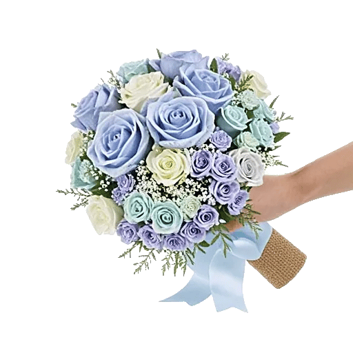 Elegant Blue Roses