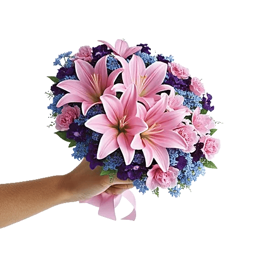 Graceful Lily Display