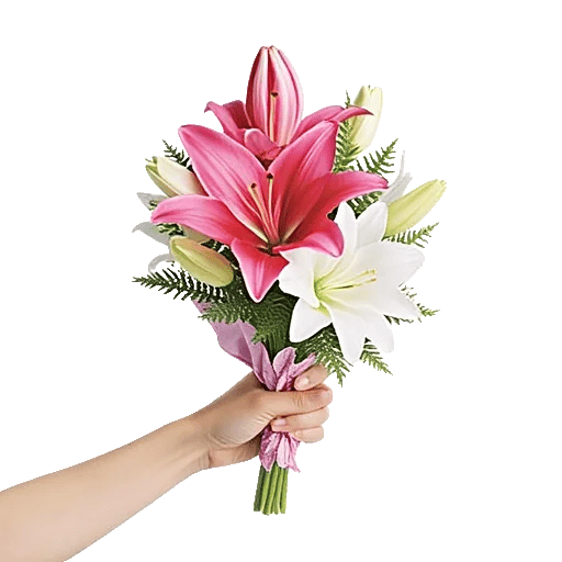 Graceful Lily Display