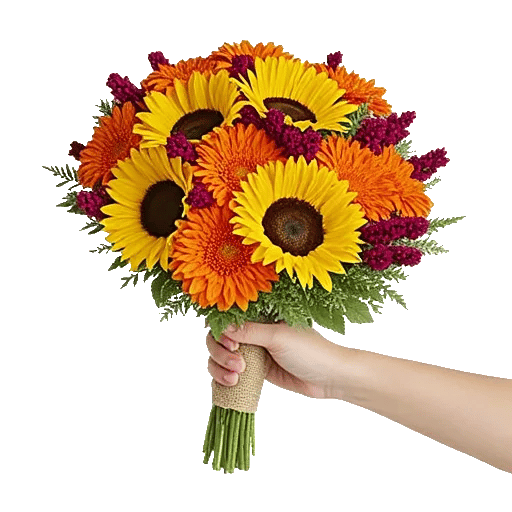 Golden Sunflower Bouquet