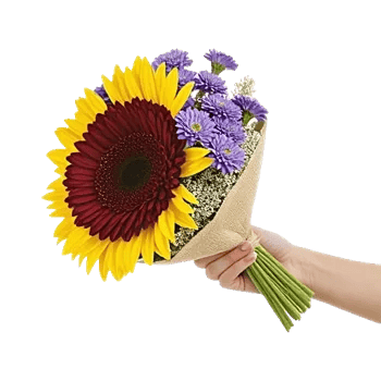 Golden Sunflower Bouquet