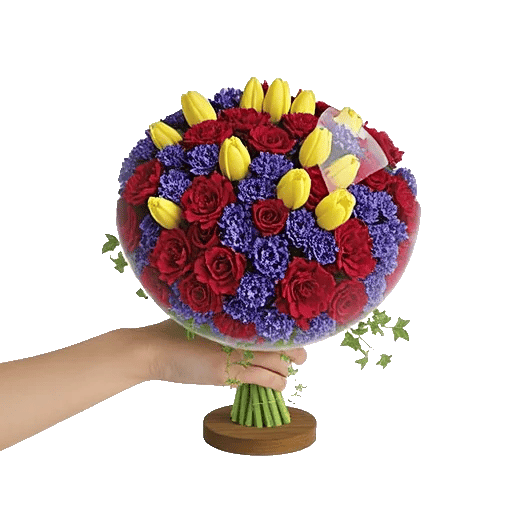 Crimson Blossom Harmony
