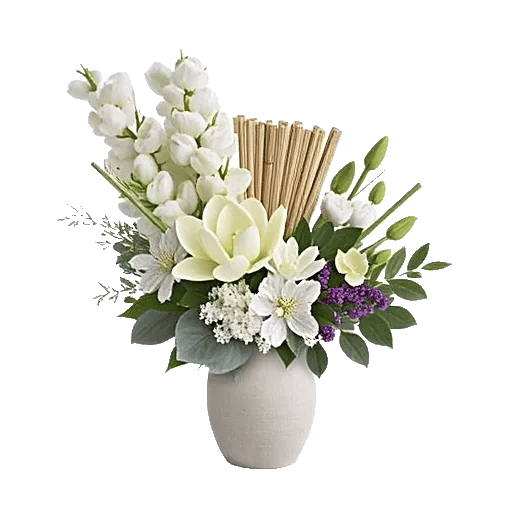 Minimalist White Orchids