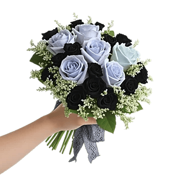 Elegant Blue Roses