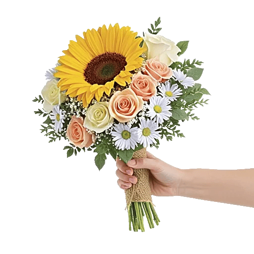 Golden Sunflower Bouquet