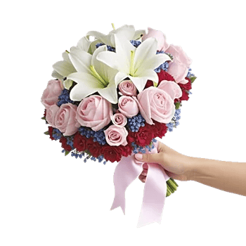 Graceful Lily Display