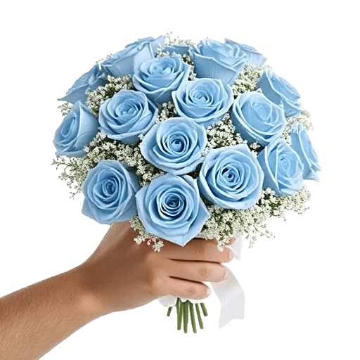 Elegant Blue Roses