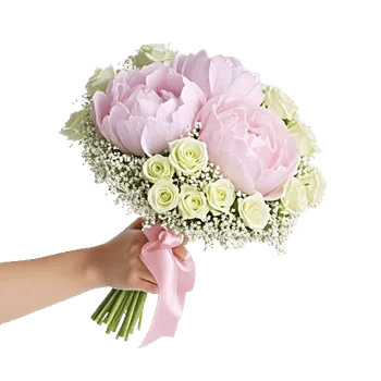 Blushing Peony Charm