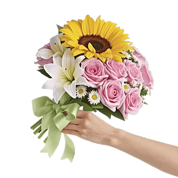 Golden Sunflower Bouquet