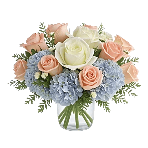 Blush Romantic Centerpiece