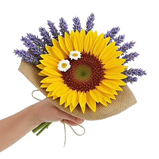 Golden Sunflower Bouquet