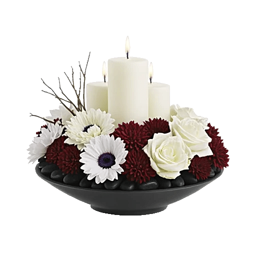 Blush Romantic Centerpiece