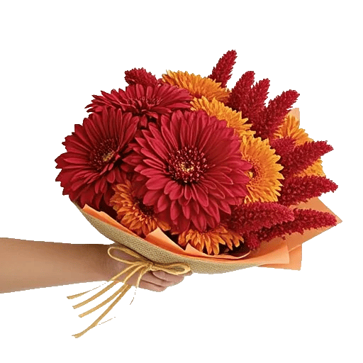 Deep Red Blossoms