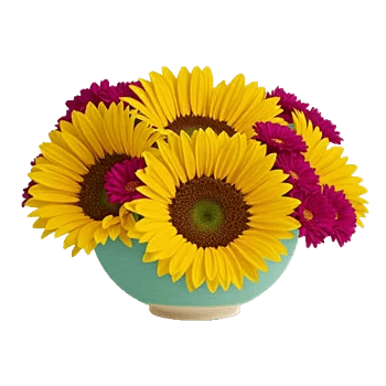 Amber Sunflower Glow