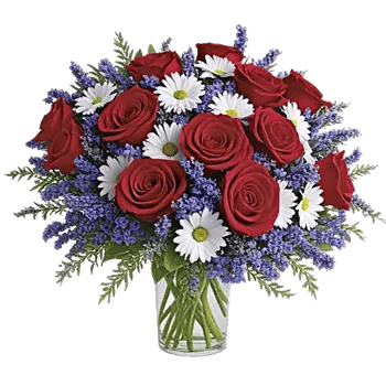 Crimson Blossom Harmony