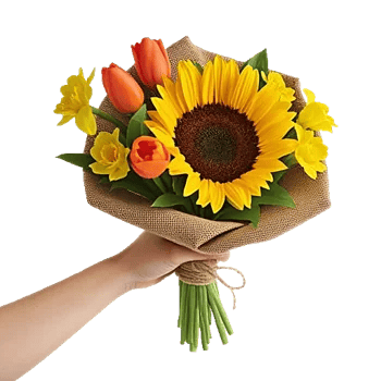Amber Sunflower Glow