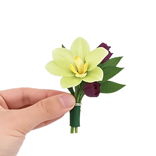 Modern White Orchids