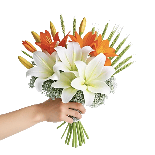 Graceful Lily Display