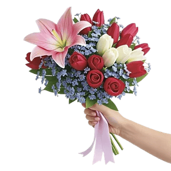 Graceful Lily Display