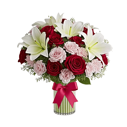 Crimson Blossom Harmony