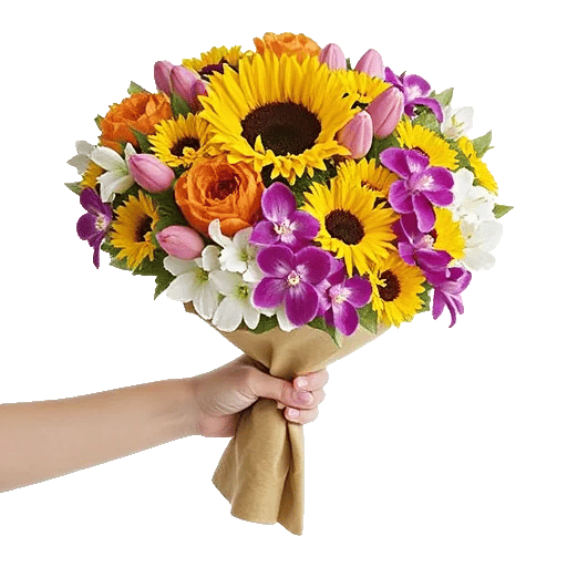 Golden Sunflower Bouquet