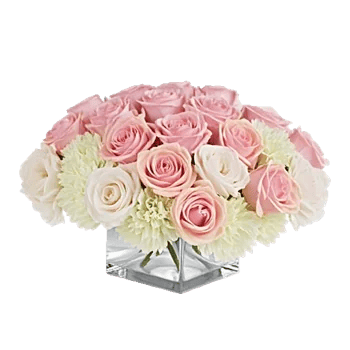 Blush Romantic Centerpiece