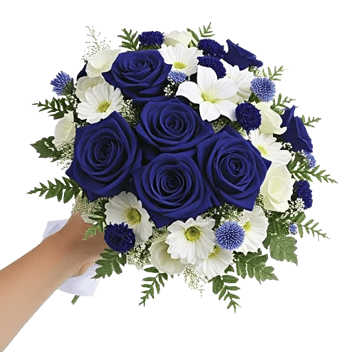 Elegant Blue Roses